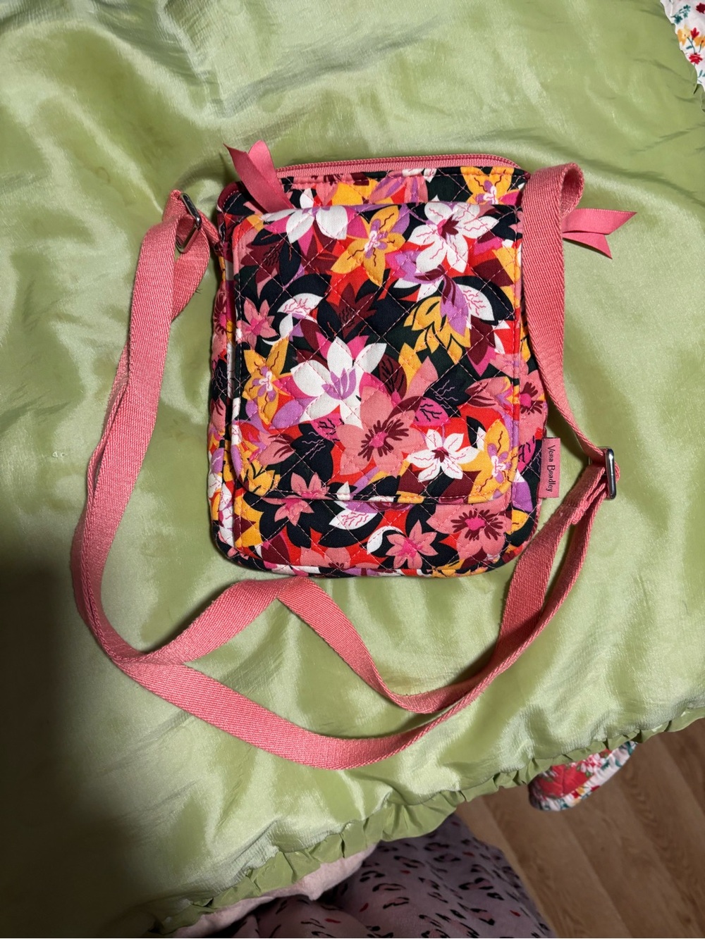 Vera Bradley Pink Floral Crossbody Bag
